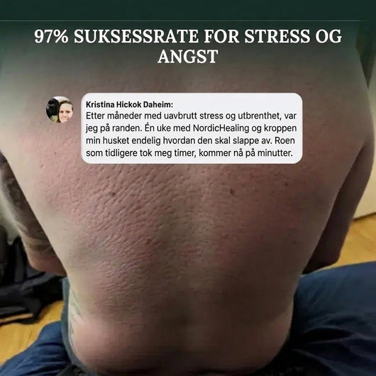 Nordic-Healing Akupressurmatte for stress, spenninger og bedre søvn